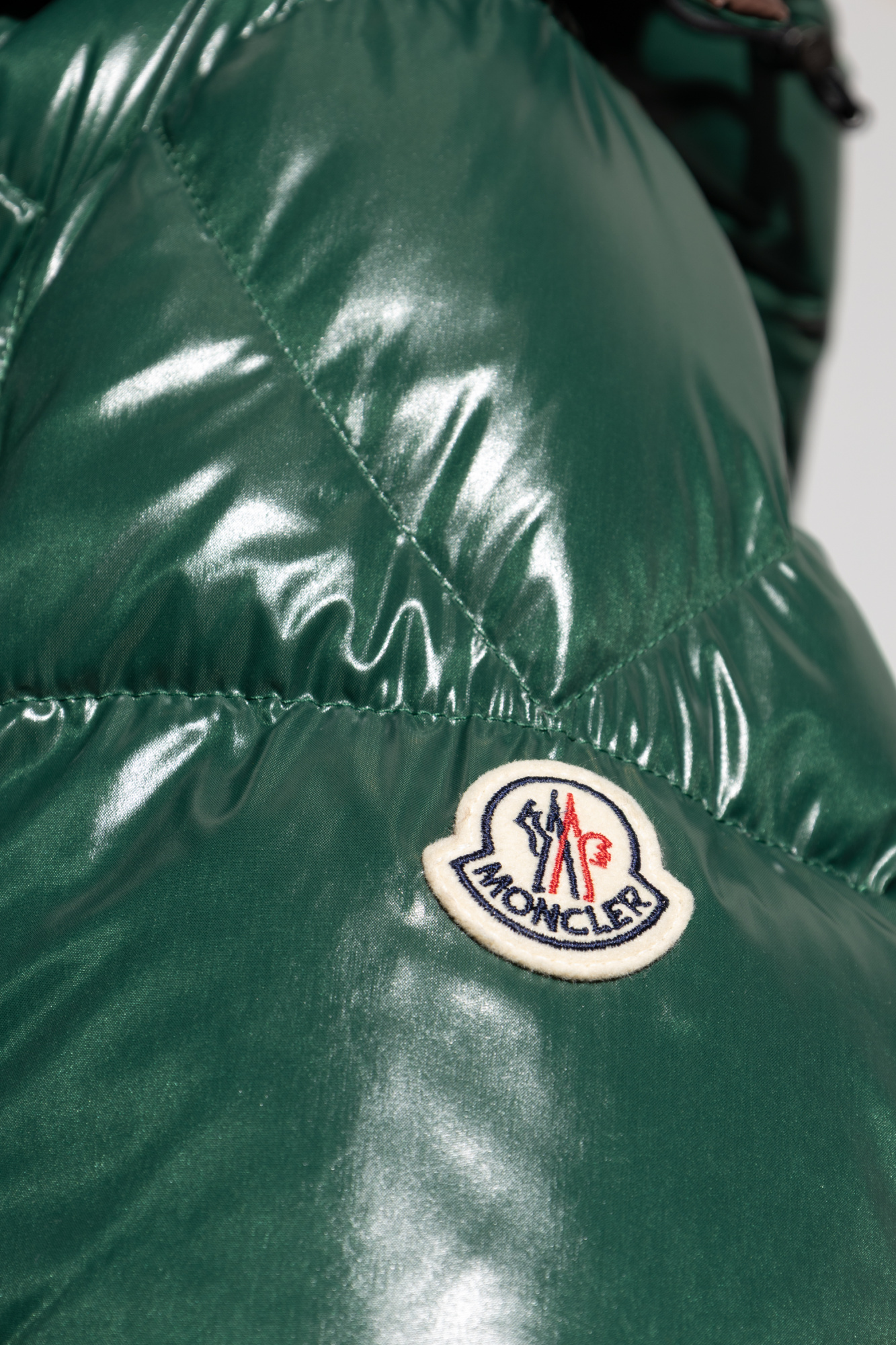 ★モンクレール　ALEXANDRITE　超美品　ライトグリーン　3★ MONCLER（モンクレール） 美品△MONCLER GUERIN フード ロゴワッペン